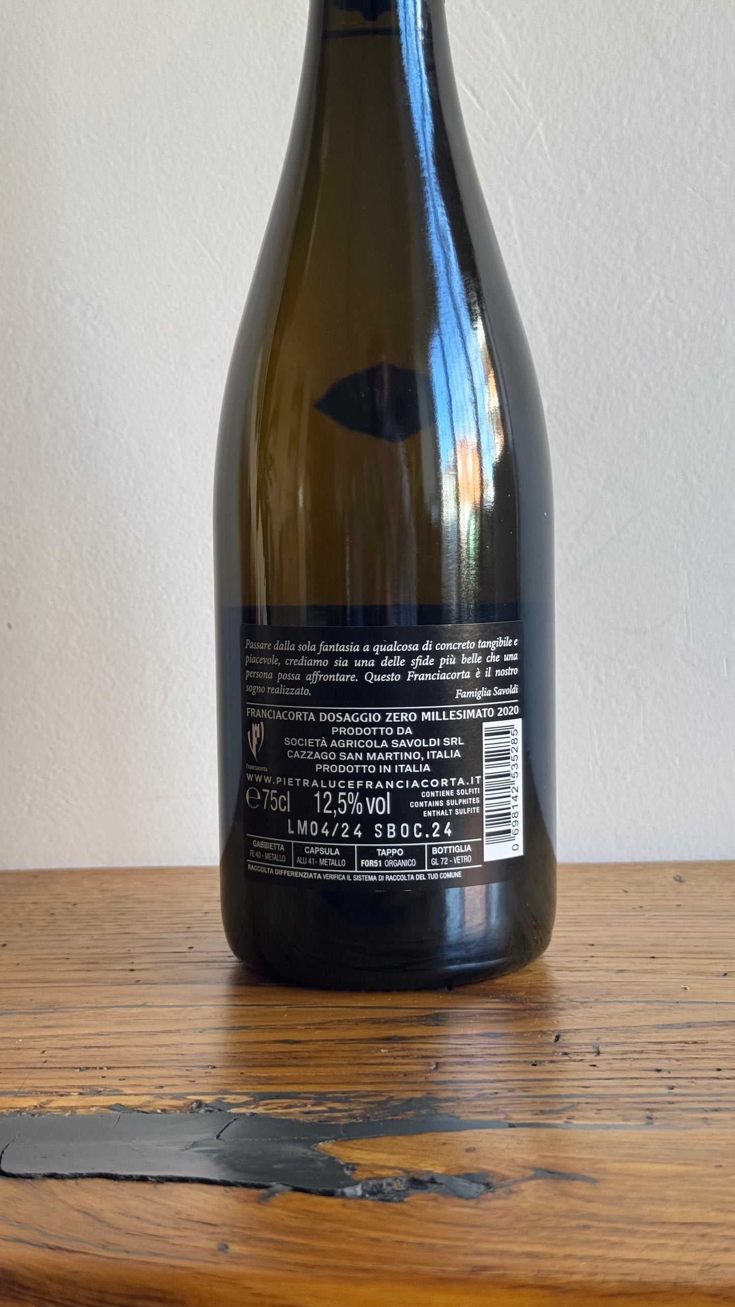 Franciacorta Dosaggio 0 - Pietraluce