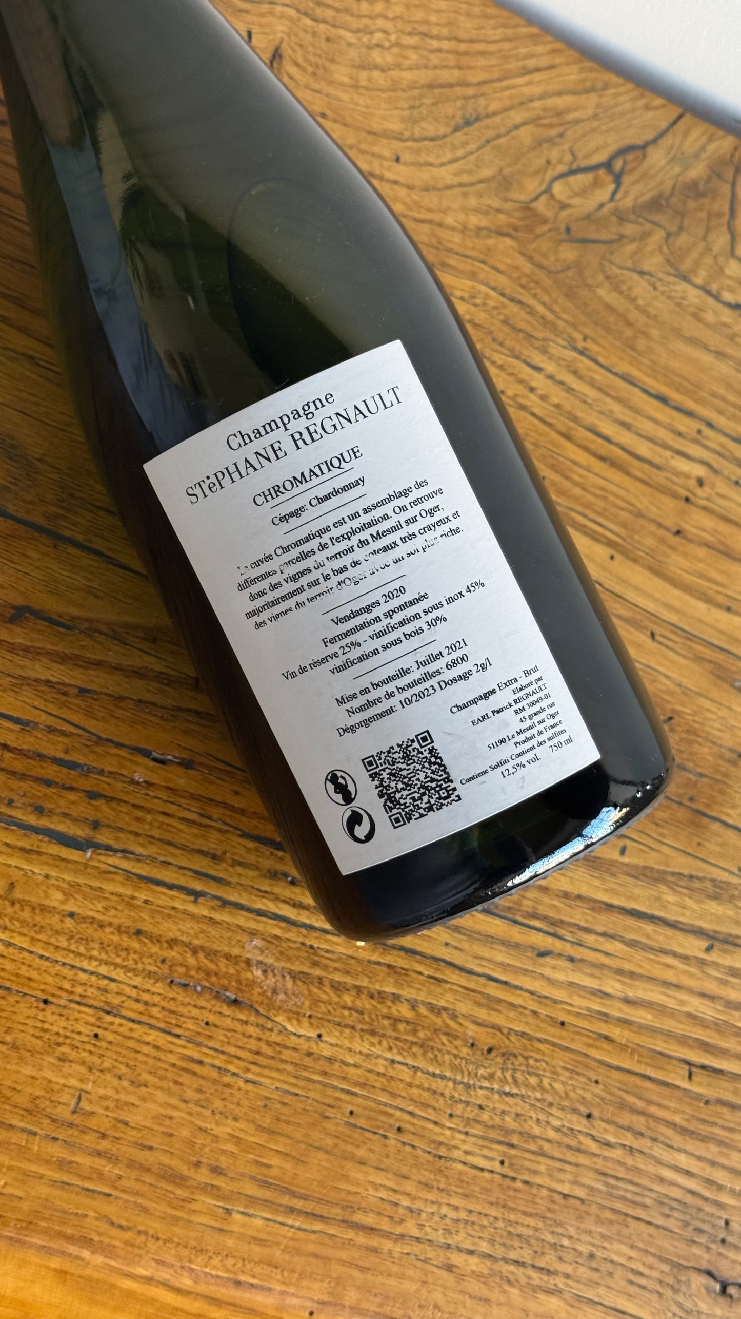 Champagne Stéphane Regnault, Chromatique V20