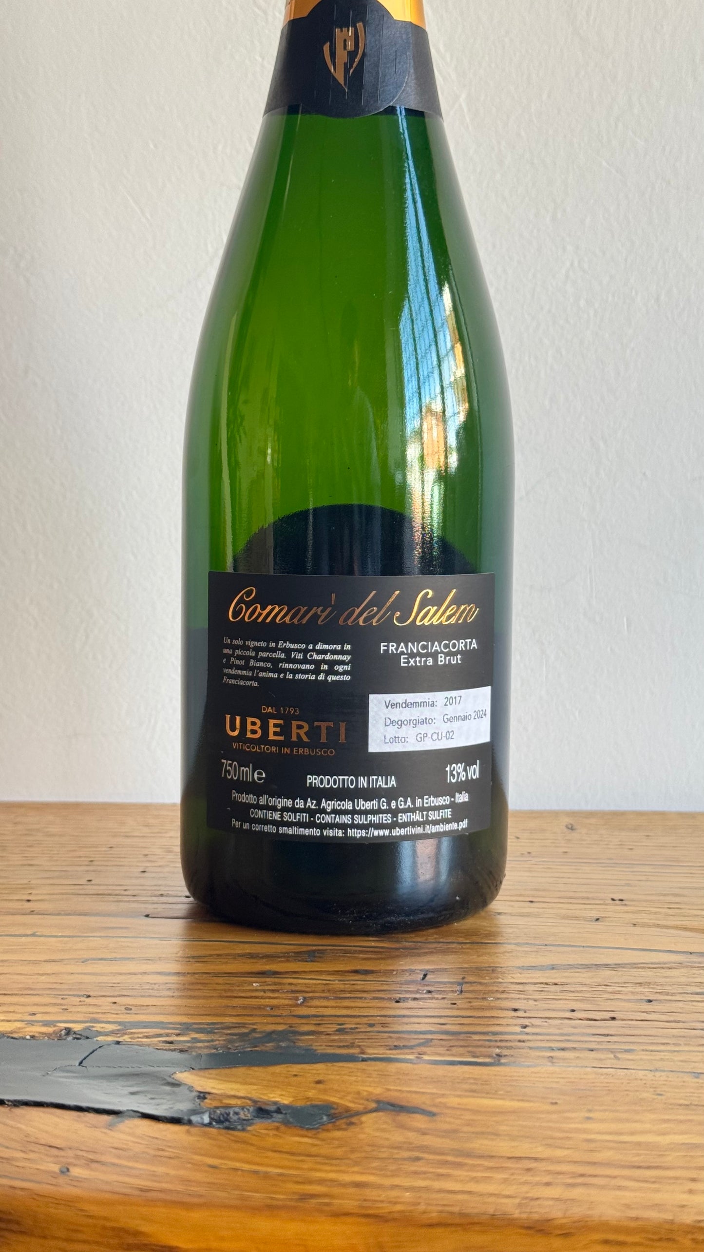 Franciacorta Extra Brut Comari del Salem - Uberti 2017