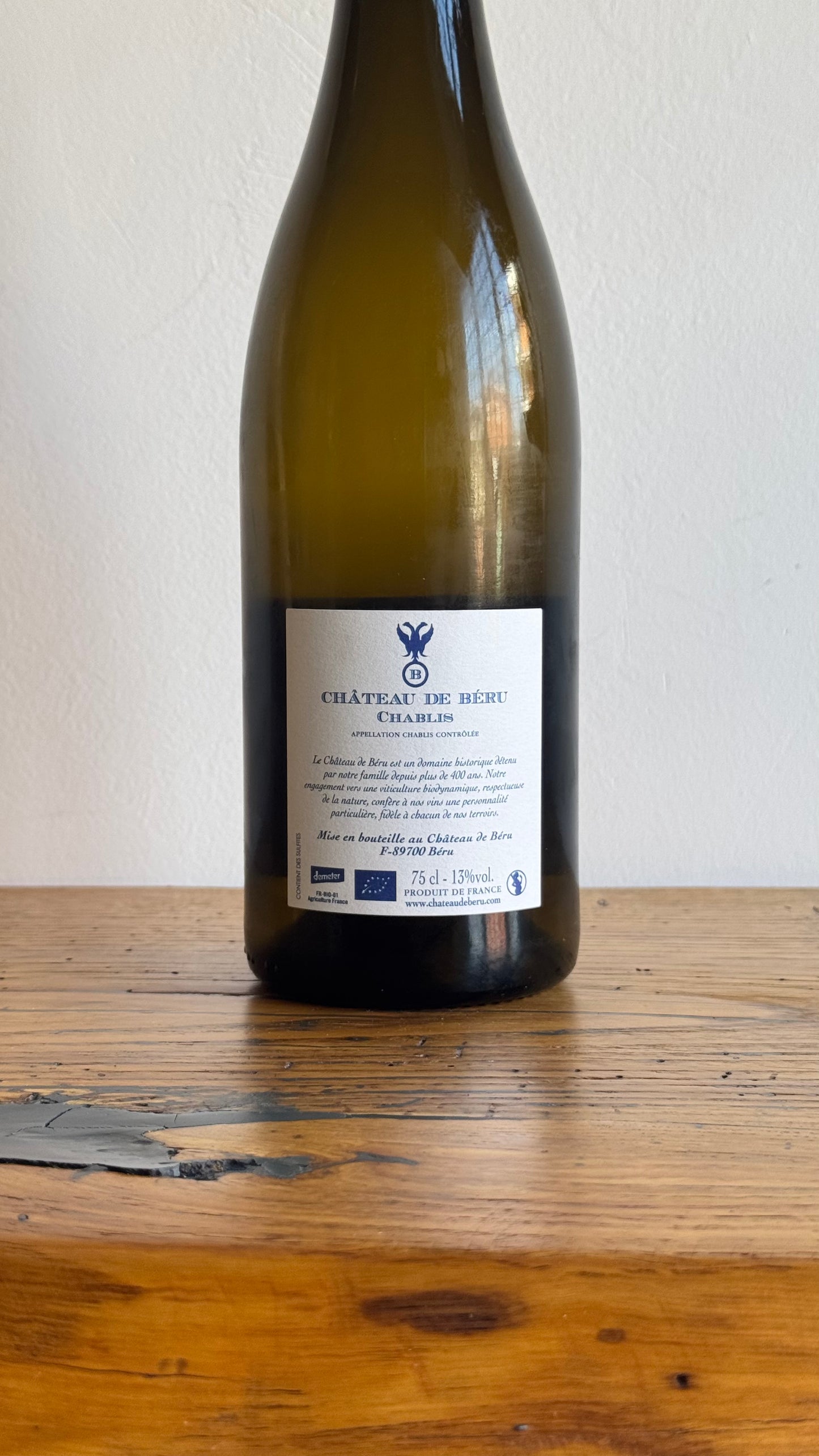 Chablis - Château de Beru 2022